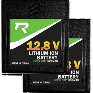 2 x 12.8v / 600 mah Lithium ION Battery for New Bright RC Truck